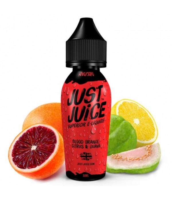 E liquide Blood Orange Citrus & Guava Just Juice 50ml