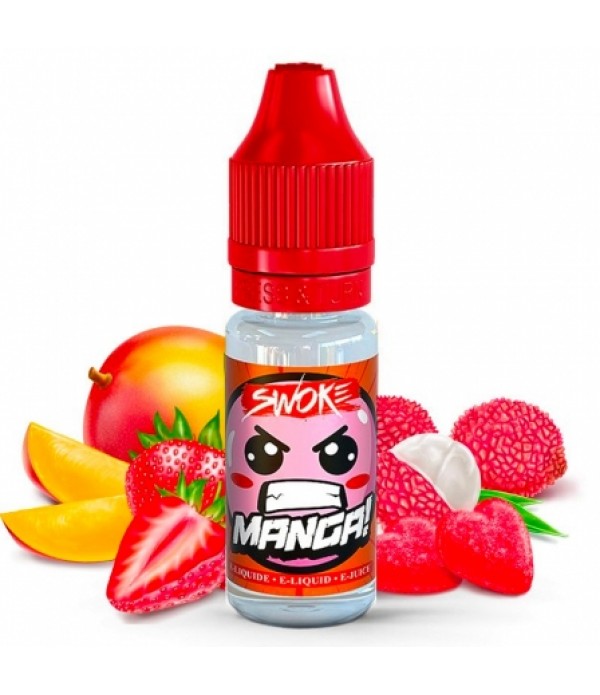 Soldes E liquide Manga Swoke | Licthi Fraise bonbon Mangue