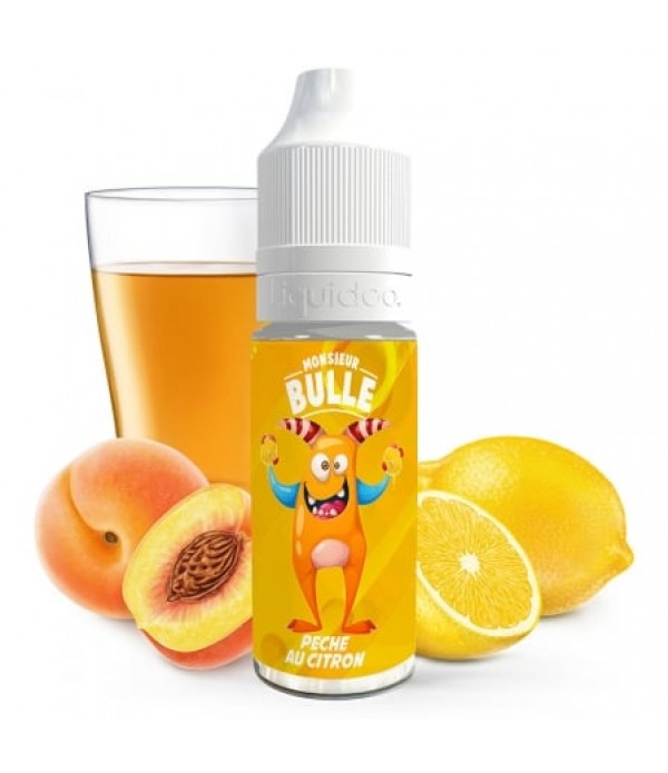 E liquide Pêche au Citron Monsieur Bulle Liquideo...