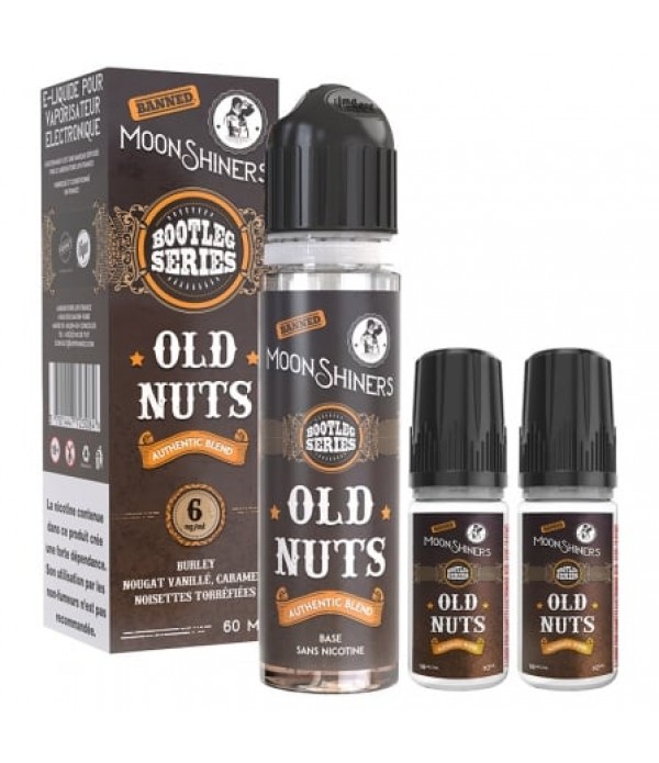 E liquide Old Nuts Authentic Blend Easy2Shake Moonshiners 60ml