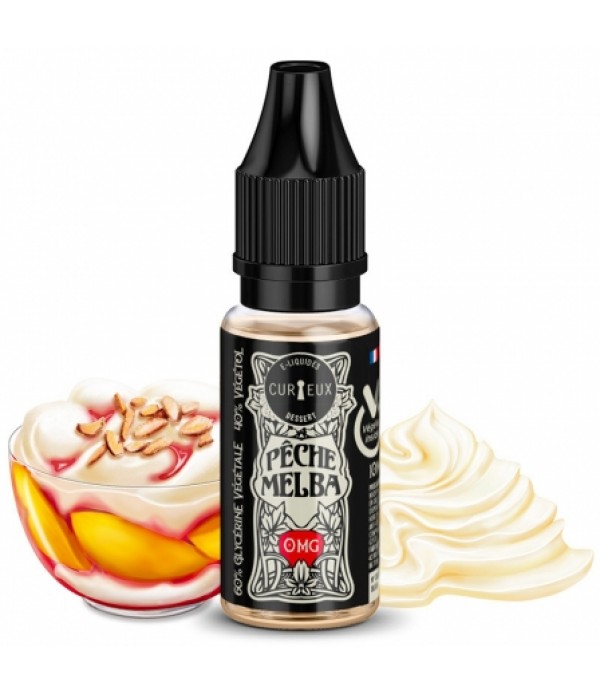 E liquide Pêche Melba Dessert Curieux | Pêche Cr...