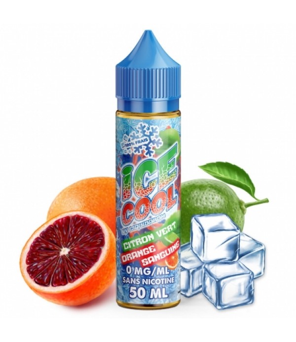 E liquide Citron vert Orange sanguine Ice Cool 50m...