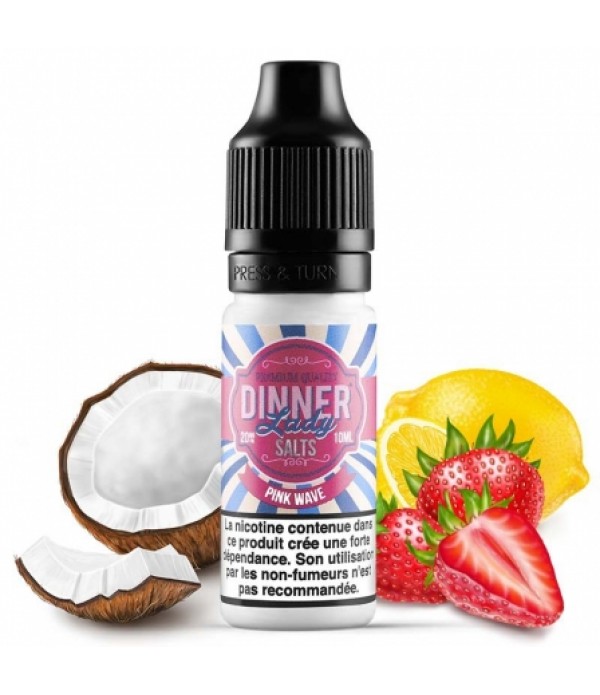 E liquide Pink Wave Salt Nic Dinner Lady | Sel de Nicotine