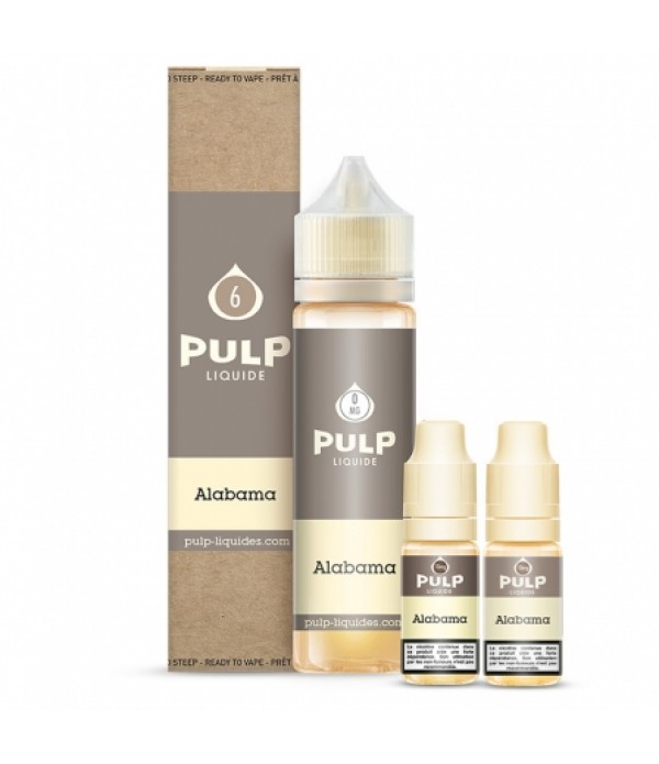 E liquide Pack 60ml Alabama PULP | Tabac blond Noix de pécan Fruits à coque