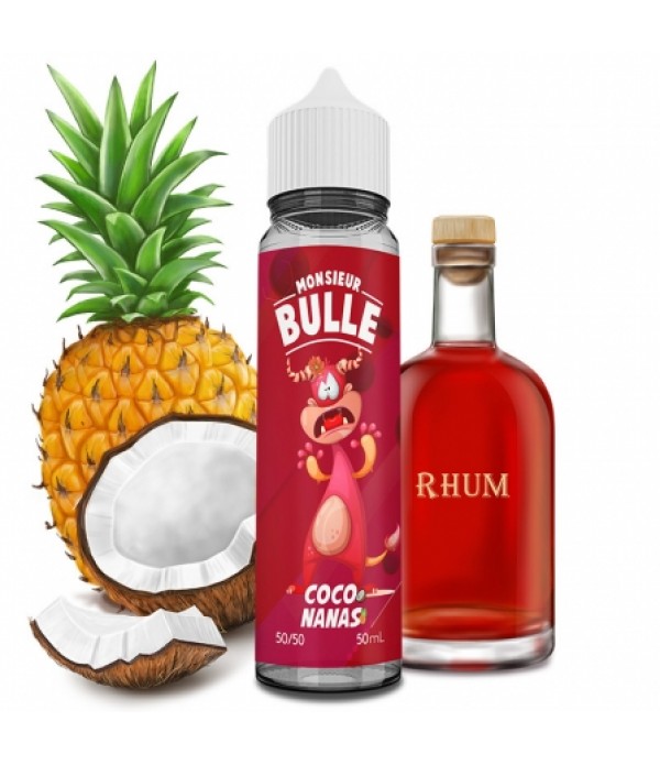 E liquide Coco Nanas Monsieur Bulle Liquideo 50ml