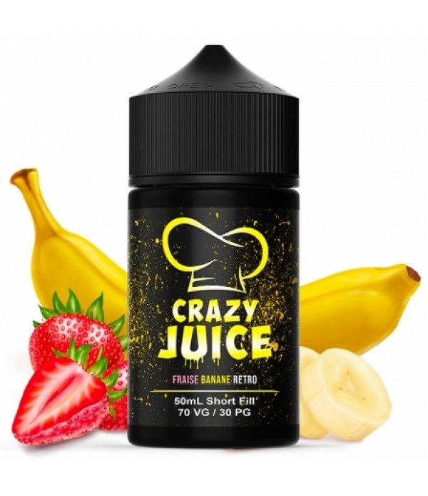 E liquide Fraise Banane Retro Mukk Mukk 50ml