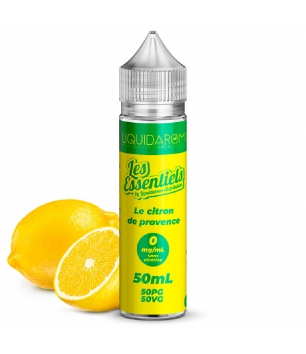 Soldes E liquide Le Citron De Provence Les Essentiels 50ml / 100ml