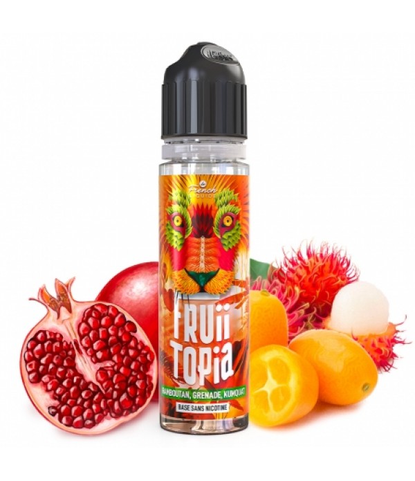 E liquide Ramboutan Grenade Kumquat Easy2Shake Fruiitopia 60ml