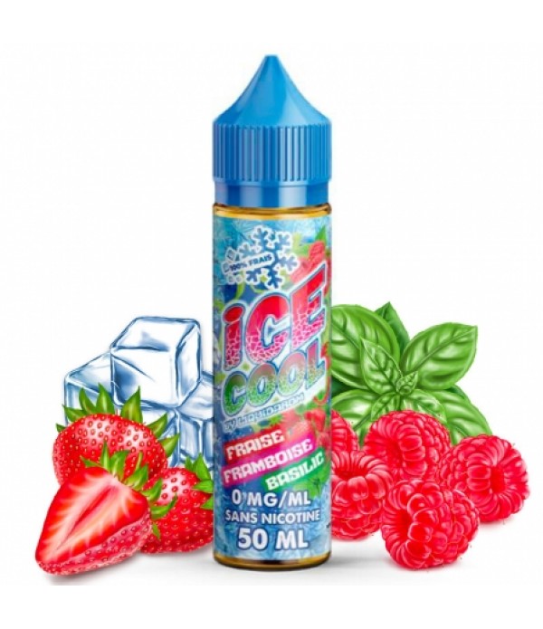 E liquide Fraise Framboise Basilic Ice Cool 50ml