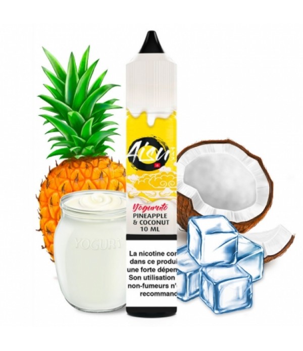 Soldes E liquide Pineapple & Coconut 0% Sucralose Sels de nicotine Aisu | Sel de Nicotine