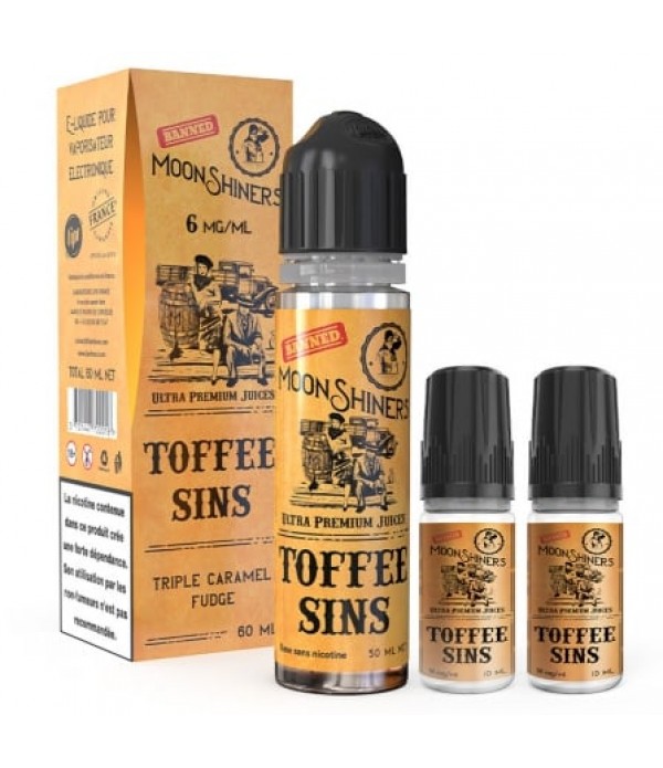 E liquide Toffee Sins Easy2Shake Moonshiners 60ml