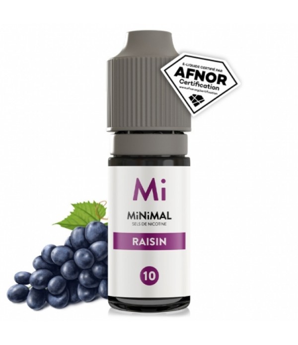 E liquide Raisin MiNiMAL | Sel de Nicotine