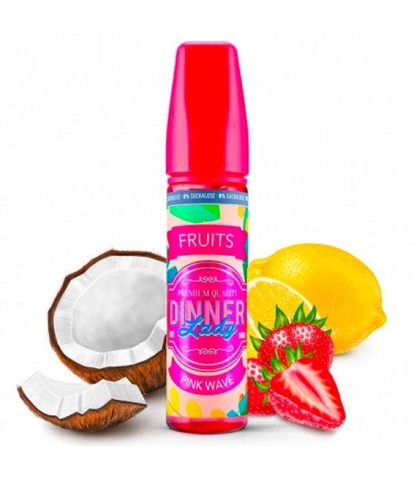 E liquide Pink Wave 0% Sucralose Dinner Lady 50ml