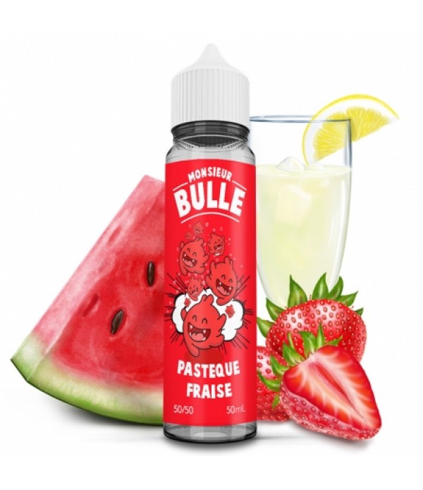 E liquide Pastèque Fraise Monsieur Bulle Liquideo...