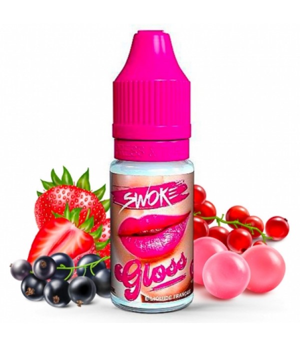 E liquide Gloss Swoke | Groseille Fraise Cassis- Chewing gum