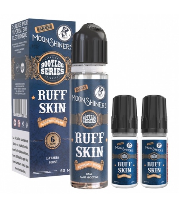 E liquide Ruff Skin Authentic Blend Easy2Shake Moonshiners 60ml