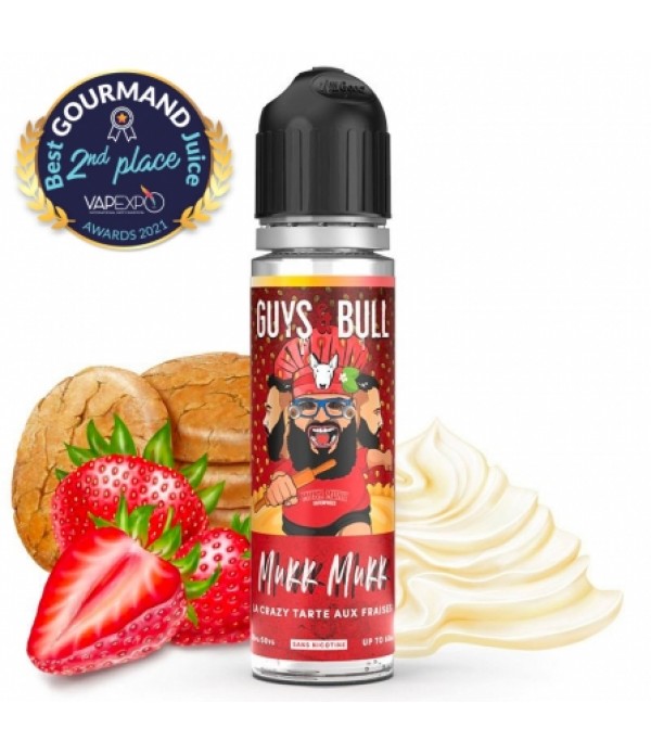 E liquide La crazy tarte fraises Guys & Bull 60ml