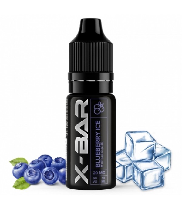 E liquide Blueberry Sels de nicotine X-Bar | Myrti...