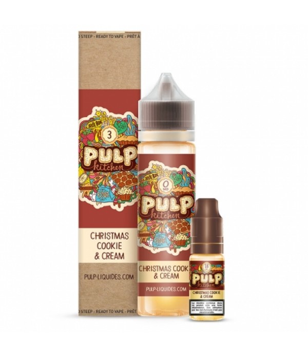 E liquide Pack 60ml Christmas Cookie & Cream PULP Kitchen | Cookie Epices