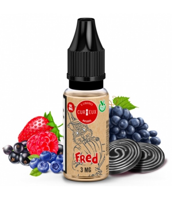 E liquide Fred Curieux | Fruits rouges Raisin Rég...