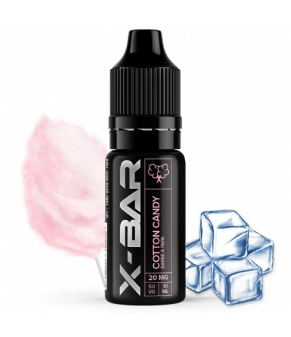 E liquide Cotton Candy Sels de nicotine X-Bar | Barbe à papa Frais