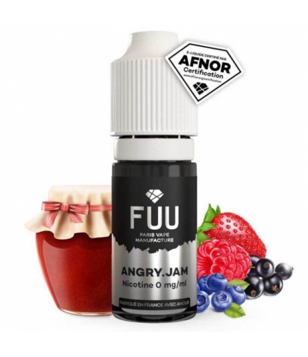 Soldes E liquide Angry Jam Silver FUU | Confiture Fruits rouges