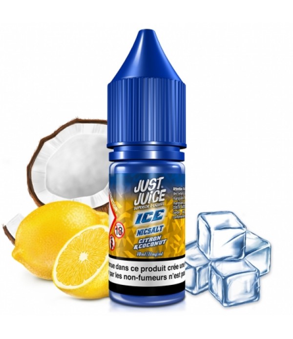 E liquide Ice Citron & Noix de coco Nic Salt J...