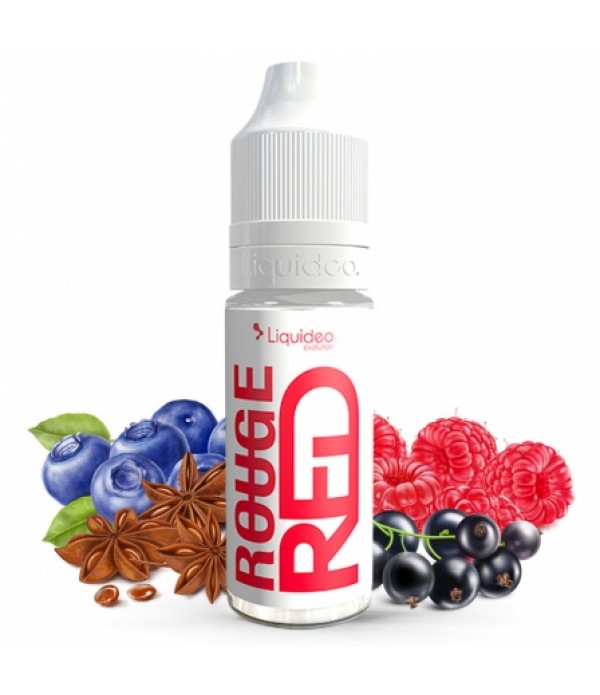 E liquide Rouge Red Liquideo | Framboise Myrtille ...