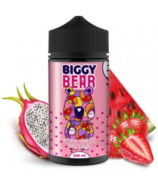 E liquide Pitaya Fraise Pastèque Biggy Bear 200ml