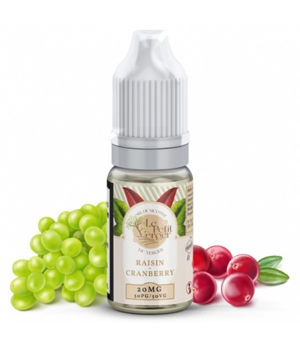 E liquide Raisin Cranberry Sels de nicotine Le Petit Verger | Sel de Nicotine