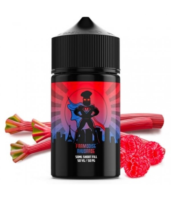 E liquide Framboise Rhubarbe Super Mukk 50ml