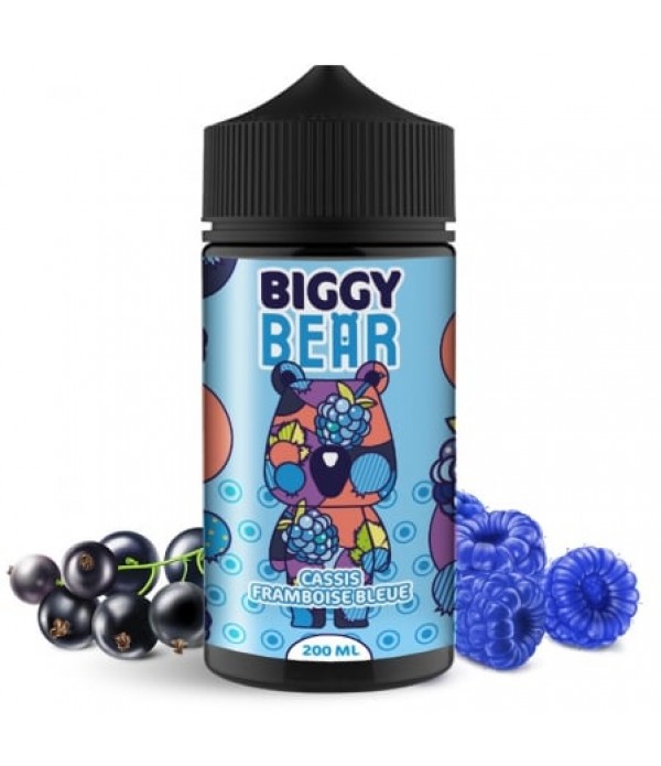 E liquide Cassis Framboise Bleue Biggy Bear 200ml