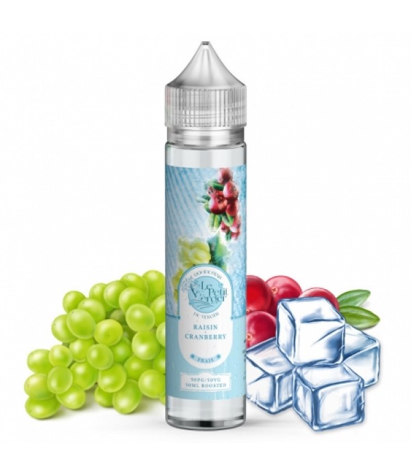 Soldes E liquide Raisin Cranberry Frais Le Petit Verger 50ml