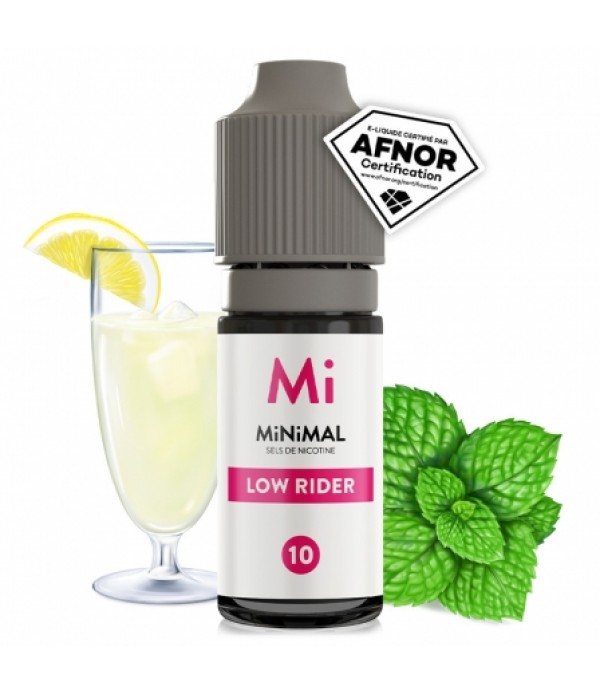 E liquide Low Rider MiNiMAL | Sel de Nicotine