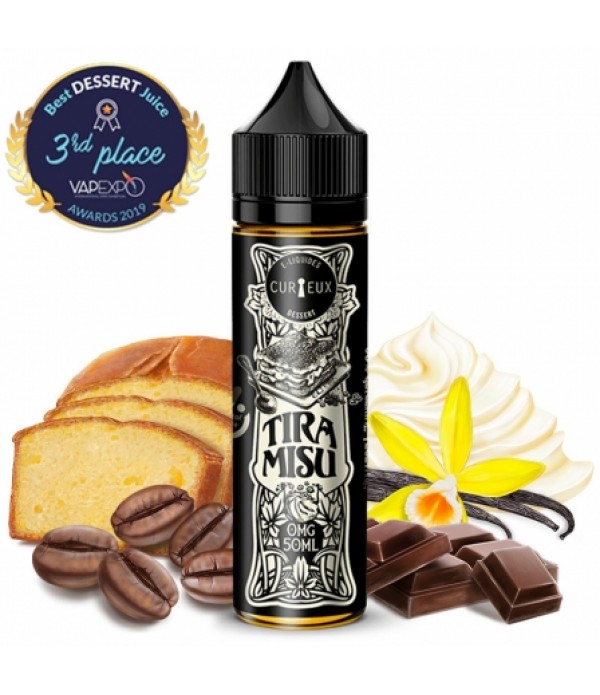 E liquide Tiramisu Dessert Curieux 50ml