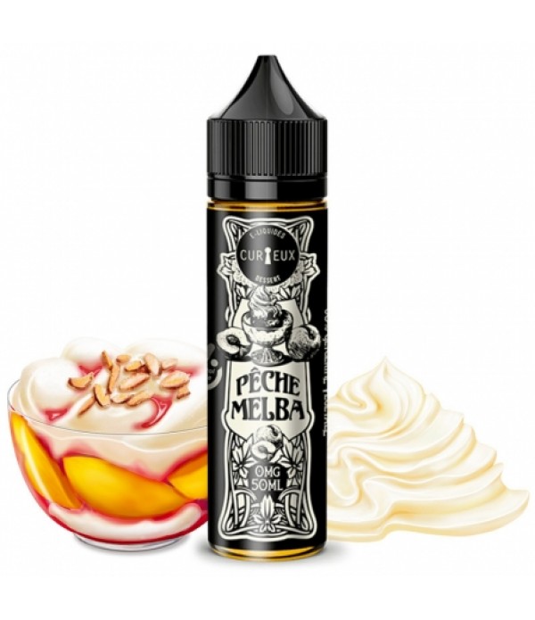 E liquide Pêche Melba Dessert Curieux 50ml