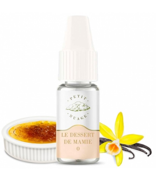 E liquide Le Dessert de Mamie Petit Nuage | Crème brûlée Vanille