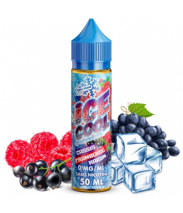 E liquide Cassis Framboise Raisin Ice Cool 50ml