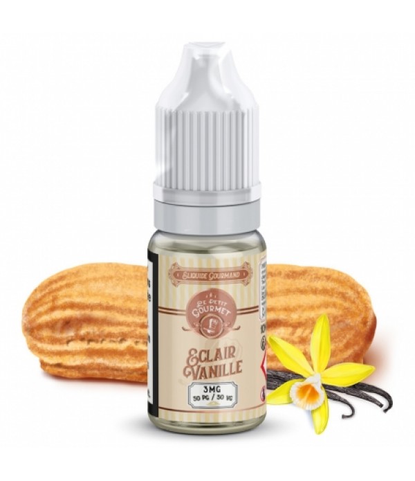 Soldes 2,95€ - E liquide Eclair Vanille Le Petit Gourmet | Eclair Vanille pas cher