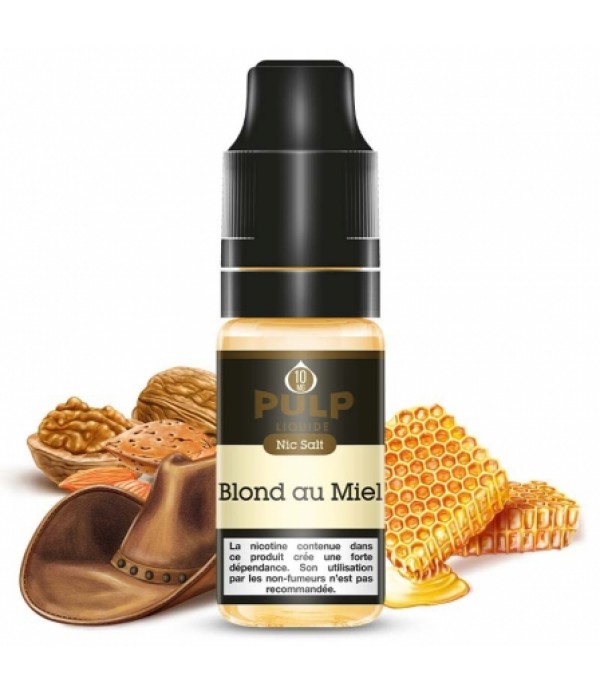 Soldes 3,10€ - E liquide Blond au Miel Noir Nic Salt PULP | Sel de Nicotine pas cher