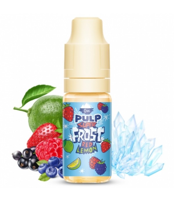 Soldes 3,25€ - E liquide Red Lemon Super Frost | Fruits rouges Citron vert Très frais pas cher