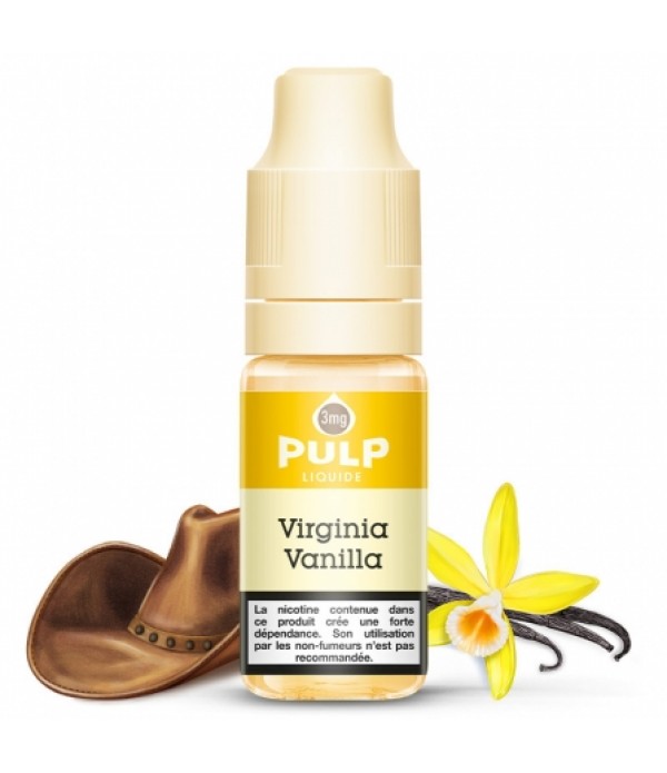 Soldes 2,95€ - E liquide Virginia Vanilla PULP | Tabac blond Vanille pas cher