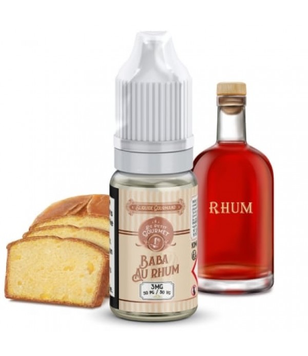 Soldes 2,95€ - E liquide Baba au Rhum Le Petit Gourmet | Gâteau Rhum pas cher