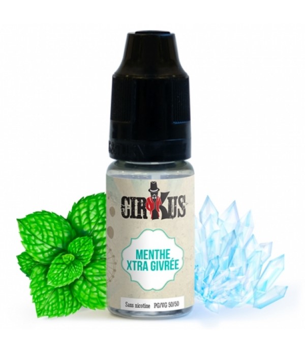 Soldes 2,95€ - E liquide Menthe Xtra Givrée Cirkus | Menthe Très frais pas cher