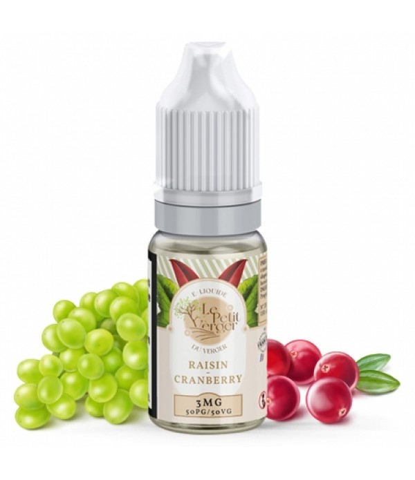 Soldes E liquide Raisin Cranberry Le Petit Verger | Raisin Canneberge