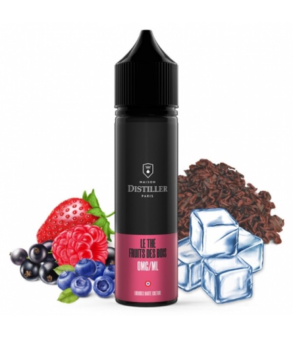 Soldes 11,45€ - E liquide Le Thé Fruits des Bois Maison Distiller 50ml pas cher