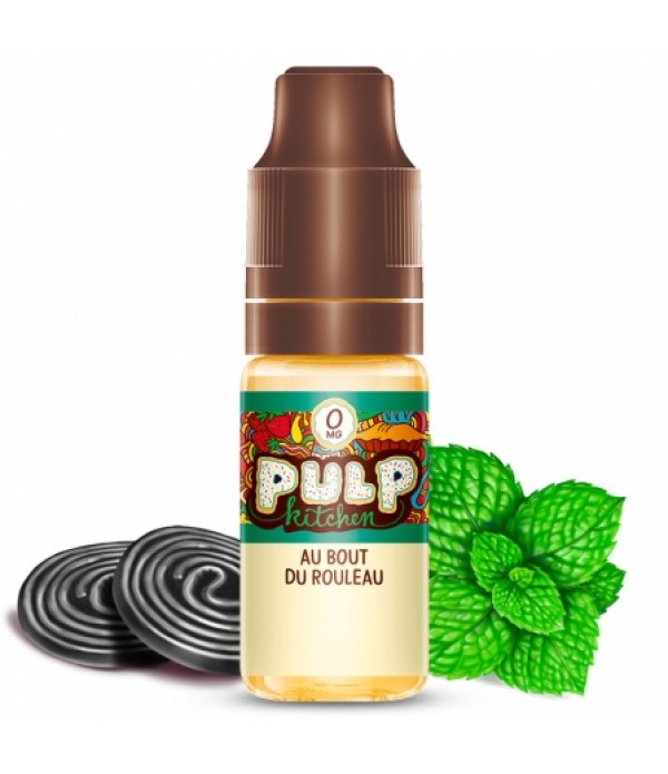 Soldes 3,25€ - E liquide Au Bout du Rouleau PULP Kitchen | Réglisse Menthe pas cher