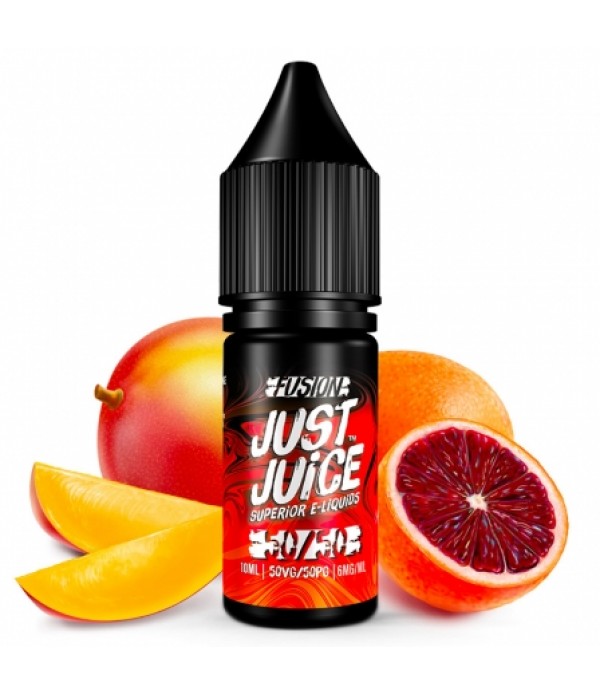 Soldes 2,45€ - E liquide Mango & Blood Orange Just Juice | Mangue Orange sanguine pas cher