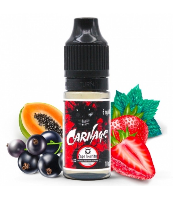 Soldes 2,95€ - E liquide Carnage Vape Institut |...