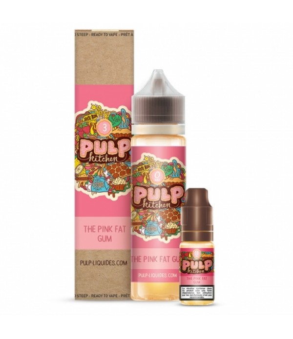 Soldes 11,45€ - E liquide Pack 60ml The Pink Fat Gum PULP Kitchen | Bubble Gum pas cher